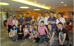 Smiles all round for Nanyang MBAs on the intensive English class!