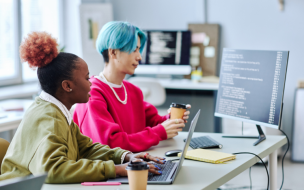 Opinions about Gen Z professionals are changing, according to a newly released survey. ©SeventyFour / Canva Pro