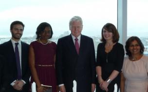 Cass MBAs met with the Icelandic President