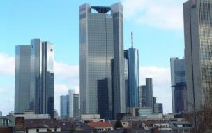 The Frankfurt skyline. Leo Tom Zachariah got to know the city well during his MBA at EBS Business School.