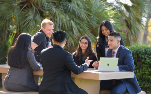 The UCR Master's in Business Analytics is helping students like Florian and Yukta (pictured) to enter data-focused careers ©UCR