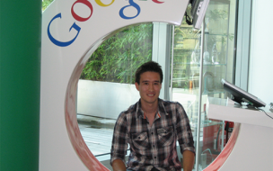 James Butler in Google's office in London