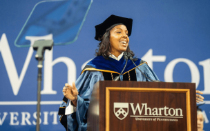 Erika James is dean of The Wharton School, the prestigious business school at the University of Pennsylvania ©Wharton School / Facebook