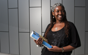 UWA student Fadzi Whande started volunteering for the United Nations in high school