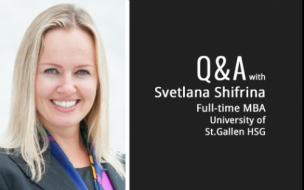 Svetlana Shifrina's friends in HR told her the St Gallen MBA was tops in the German-speaking world